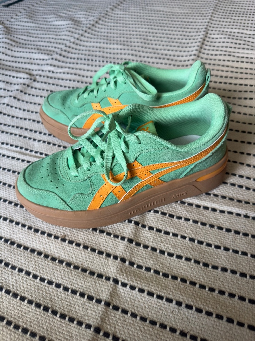 ASICS Japan S ST platform sneaker Tourmaline Fellow Yellow Unisex sizing